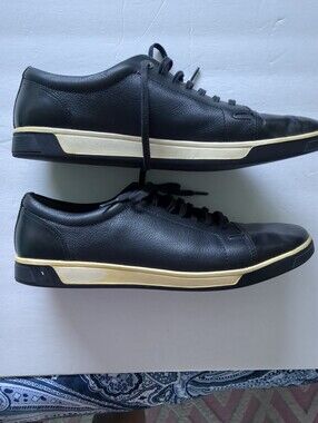 Cole Haan Berkley Sport Oxford Shoes Sneakers Black Leather Men's Sz 12 M